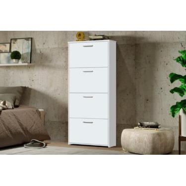 Imagem de Sapateira / Multiuso CA 4 Portas Compacta Cor Branco - JA
