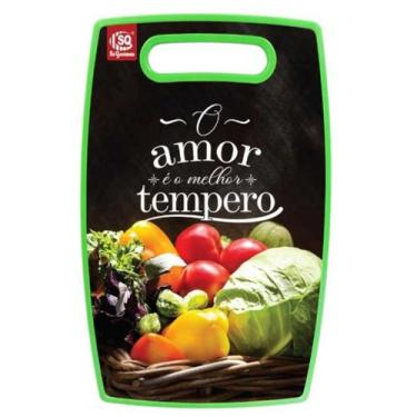 Imagem de Tábua Plástica Para Corte De Alimentos Carne churrasco - Sq, TEMPERO