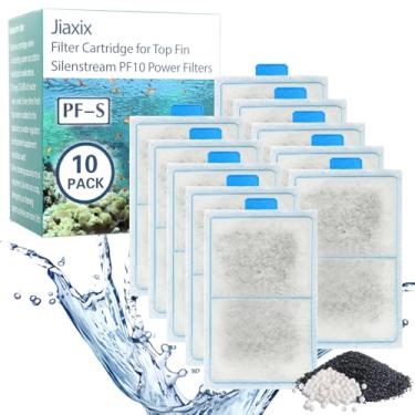 Imagem de Jiaxix Cartuchos de carbono de filtro PF-S para filtro pequeno Silenstream de barbatana superior, cartucho de filtros de tanque de peixes para filtros de energia PF10 de barbatana superior, cartucho
