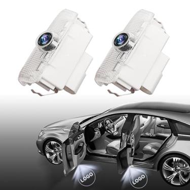 Imagem de Logotipo de luz de porta de carro que não desbota compatível com Infiniti, RCBDCYGJ pacote com 2 luzes de projetor ultra brilhantes para parcial para Q50 Q60 Q70 G25 G37 QX50/56/60/70/80