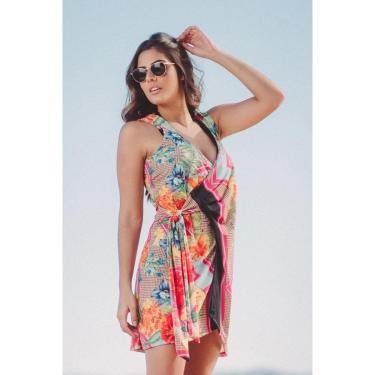 Imagem de Vestido saída de praia em liga leve-Feminino