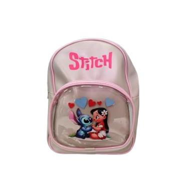Imagem de Bolsa Infantil Stitch, Bolsa de costas para Crianças (Rosa Lisa)