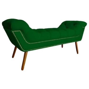 Imagem de Recamier Sofá Divã Namoradeira Sienna 160cm Queen Suede - Fina Mobília