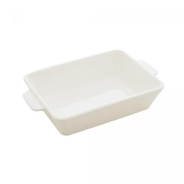 Imagem de Travessa Refrataria Basic Porcelana 23,5x14,5x5cm C/ Alca Lyor Design-