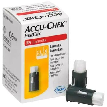 Imagem de Lanceta Accu-Chek Fastclix - Caixa com 24 unidades - Roche