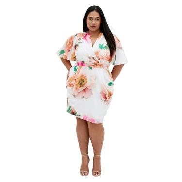 Imagem de City Chic Vestido feminino plus size - Braelynn Floral Mini, Festa no jardim, 25 Plus Size