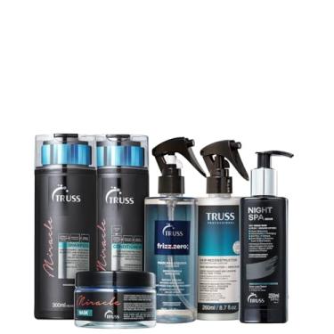 Imagem de Kit TRUSS Miracle + Uso Obrigatório + Frizz Zero + Night Spa (6 Produtos)