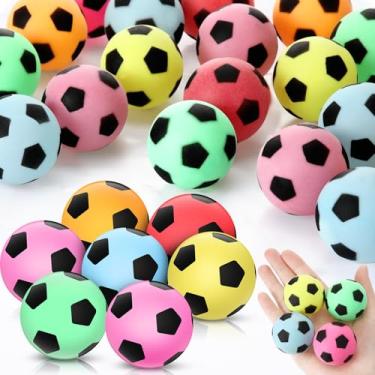 Imagem de VioraWhite 24 bolas de tênis de mesa de futebol de 40 mm de plástico com tema esportivo de 40 mm, presente para jogos de sinuca de carnaval, artesanato, decoração de festa