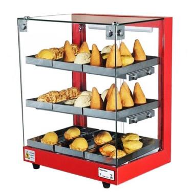 Imagem de TB9 - Estufa Beta para salgados 9 bandejas Torre Vermelha - 220V - Ome