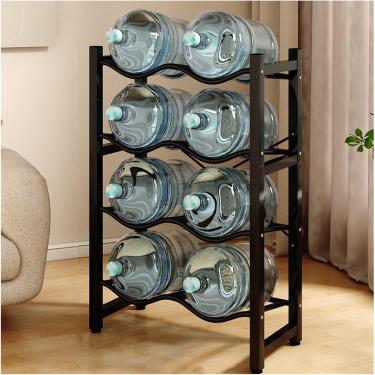 Imagem de Jarro de água 5 galão de garrafa de água, dispensador de água pesada, rack de jarro de água de água para serviço pesado, organização da cozinha de prateleira de armazenamento de água, para e