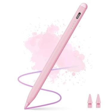 Imagem de Stylus Pencil para iPad 2023, sensibilidade de inclinação, rejeição da palma, compatível com iPad 6/7/8/9/10th, iPad mini 5/6th, iPad Pro 11/32.8 cm, iPad Air 3/4/5/6, branco