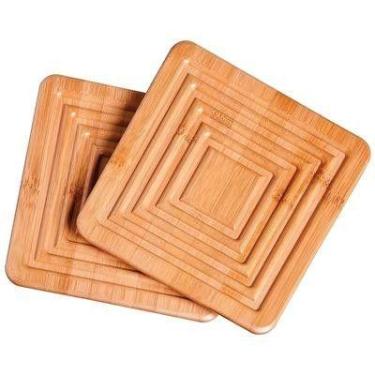 Imagem de Conj 2 Apoio Panela 8443 Bamboo Mor, Bamboo, Único