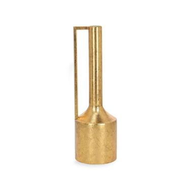 Imagem de Vaso Em Metal Dourado Com Alça 40Cm