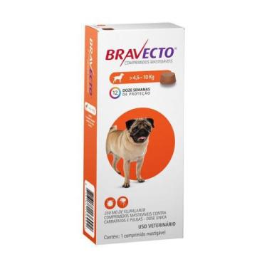 Imagem de Antipulgas Bravecto Para Cães de 4,5 a 10 kg 250mg - MSD SAUDE ANIMAL