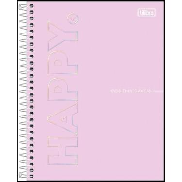 Imagem de Caderno 10X1 Cp.Dura Colegial Happy 160Fls. - TILIBRA