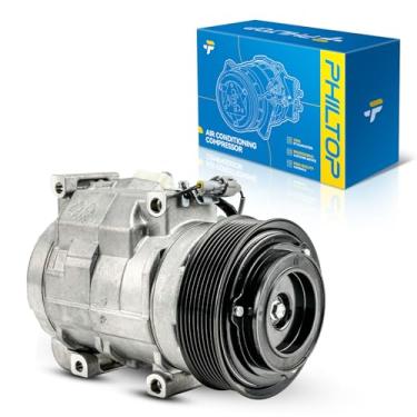 Imagem de PHILTOP Compressor AC 158325, compressor de ar condicionado com embreagem para Tundra 2015-2021, Tundra 2007-2014 5,7L, Tundra 2010-2014 4,6L, compressor AC para carro