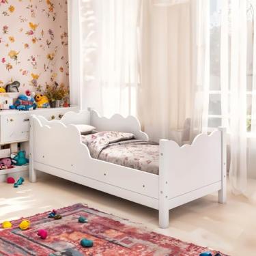 Imagem de Cama Nuvem Cor Branco Ideal Para Crianças E Quartos Compactos Delicada