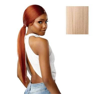 Imagem de Sensationnel Dashly Lace Front Wig - Unit 51 Low Ponytail Wrap Style Hand Tied Laceparting Ear to Ear Synthetic (PEARLBLONDE)