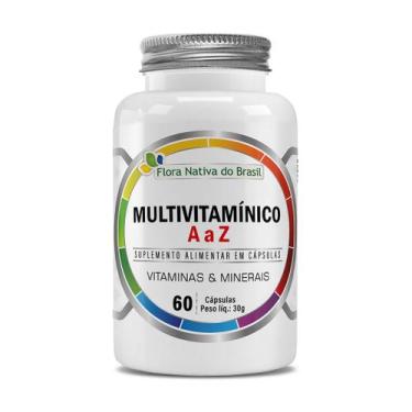 Imagem de Multivitamínico De A Z Minerais 60 Cápsulas Flora Nativa