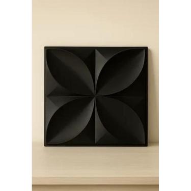 Imagem de Revestimento 3D Parede Placa Pvc 30X30Cm Kit 25Un + Fita 3M