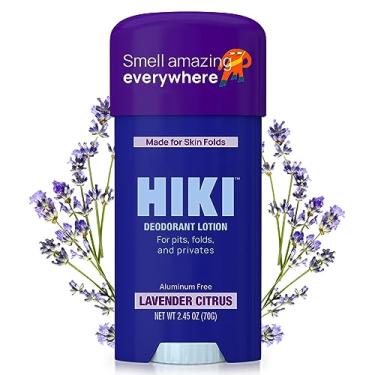 Imagem de HIKI Creme desodorante de corpo inteiro para axilas, dobras de pele + desodorante de peças privadas. Sem alumínio, sem talco e projetado para peles sensíveis - NOVA FÓRMULA - (lavanda cítrica - 1