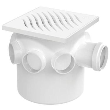 Imagem de Caixa Sifonada Tigre 150X150X50Mm Com Grelha E Porta Grelha