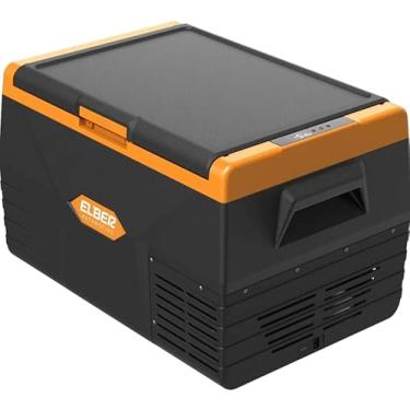 Imagem de Geladeira Portátil Elber Black Line 50 Litros Preta 12v 24v - Caminhão Camping Motorhome