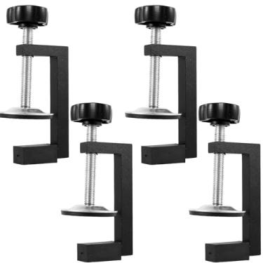 Imagem de 4 peças braçadeira G para marcenaria braçadeira ajustável para mesa F braçadeira de fixação de madeira portátil para montagem de carpinteiro braçadeira G braçadeira de parafuso de fixação de