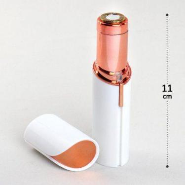 Imagem de Aparador de Pelos Elétrico 3 Pç USB Bastão Rose - BF BRASIL
