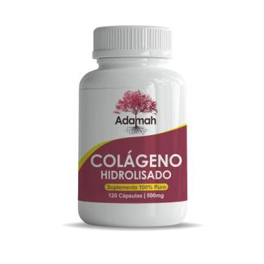 Imagem de Colágeno Hidrolisado Puro 120 Cápsulas - Adamah