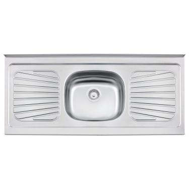 Imagem de Pia Cozinha 120 Cm De Inox Tramontina - 93041/527 Preto