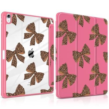 Imagem de MEEgoodo Capa para iPad Air 33.0 cm 2025(M3) / 2024(M2), capas para tablet com revestimento traseiro de acrílico transparente, capa com suporte para lápis + despertar/hibernar automático + suporte de