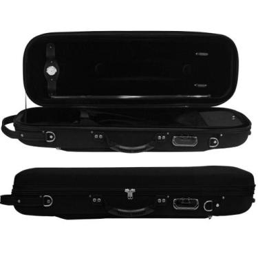 Imagem de Estojo Retangular Luxo E.V.A Violino 4/4 Preto - ORQUEZZ