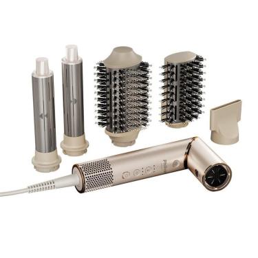 Imagem de Secador 4 em 1 Philco PSC3500 - 1450W, 2 Velocidades, 3 Temperaturas, Cabo Dobrável, Dourado