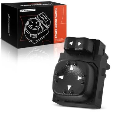 Imagem de A-Premium Interruptor retrovisor dianteiro esquerdo do lado do motorista compatível com Chevrolet Silverado 1500 2500 3500 2000-2002, Avalanche, Suburban, Tahoe & GMC Sierra, Yukon 2000-2002 e