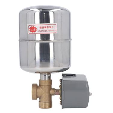 Imagem de 110V - 230V Bomba de água Chave de Controle de Pressão do Kit de Pressão de Aço Inoxidável Com Válvula de Retenção de Cobre, Parte de Substituição Segura e Prática para Bombas de