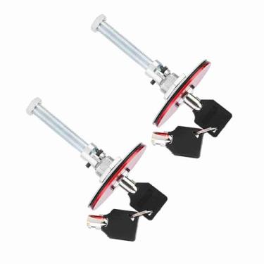 Imagem de Carro Universal Motor capô Bloqueio Chave Pino Kit Trava de Segurança Pino Aplicável Rally Racing (Vermelho)