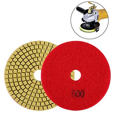 Imagem de Almofada de Polimento de Rebolo de Diamante para Pedra 100mm Mármore Granito Forte Força de Moagem Suavidade Remodelação de Longa Duração Escadas à Terra (500)
