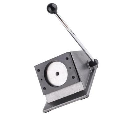 Imagem de Cortador de crachá Circular Cortador de Matriz, Cortador de Soco de Aço Inoxidável para Papel, Couro, Cartões de PVC Com Alça de Braço Comprido, Base Estável, Corte Preciso, (75