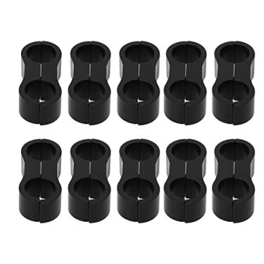 Imagem de Braçadeira Separadora de Mangueira 6AN, Separador de Linha de Combustível de Liga de Alumínio, 10 Peças para Linhas de Freio de óleo Combustível 3/8, Tubulação de água