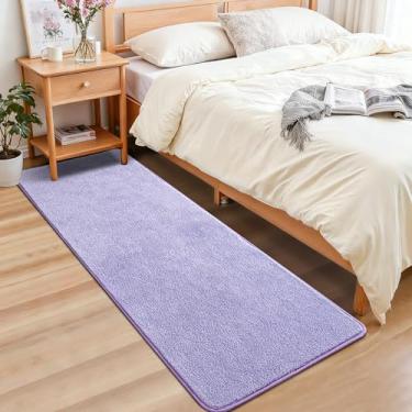 Imagem de Chicrug Tapetes minimalistas laváveis de 5 x 15 cm para quarto, corredor, tapete moderno de espuma viscoelástica macia para berçário infantil, tapete de entrada de corredor interno de camada baixa