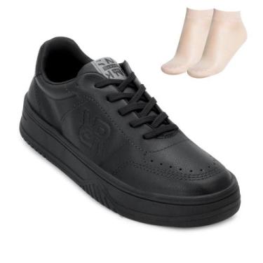 Imagem de Tênis Casual P Ramarim e Meia RM25-25882, Preto, 37