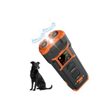 Imagem de Dispositivos de dissuasão de latido Dr. Shark Dog — Lanterna LED ultrassônica com bipe audível, alcance de 15,2 m, desligamento automático de 10 segundos para segurança auditiva, — Dispositivo para