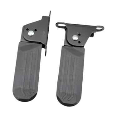 Imagem de UGPLM Peças de Reposição para Pedais Traseiros de Bicicleta Elétrica, Apoio para os Pés, Acessórios Resistentes para Passageiros, Instalação Simples, Apoio, Distância entre