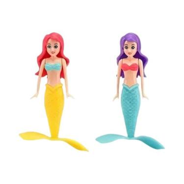 Imagem de Brinquedos De Banho De Sereia Para Crianças E Adultos, Flutuadores De 