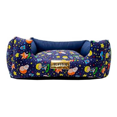 Imagem de Cama Luxo Para Cachorro Luppet Pequeno Médio Porte até 12kg Marinho G