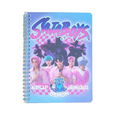 Imagem de Caderno Kpop Demon Hunter Com Papel De Alta Qualidade SAJA BOYS Moda C