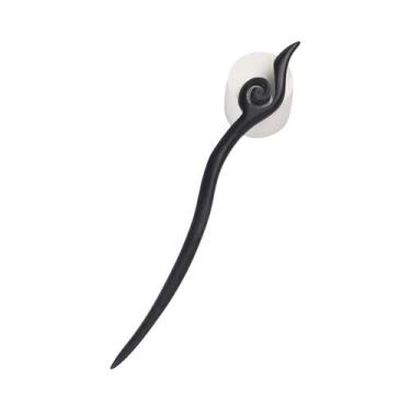 Imagem de Grampo De Cabelo Vintage Chinês Em Madeira De Ébano E Sândalo Roxo Fei