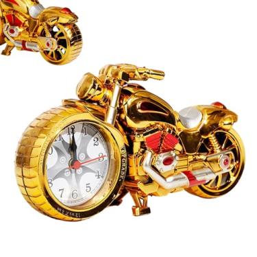 Imagem de Despertador Retrô - Decoração em Forma de Moto | Despertador Juvenil a Pilhas | Para Quarto Biblioteca Sala Aula Escritório