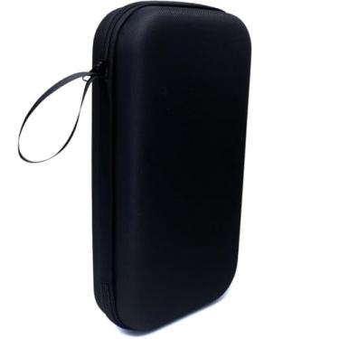 Imagem de Estojo de bastão de armazenamento de mesa, estojo de transporte para pás de pingue-pongue/pás de armazenamento de mesa, bolsa de raquete Padel para 2 pás e 6 bolas, Apenas estojo " (black)